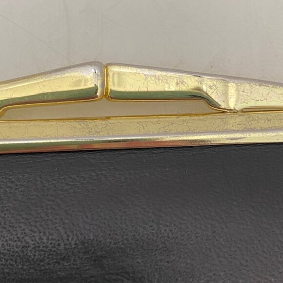 VINTAGE Hartmann Black Leather Kisslock Wallet Coin Purse - Picture 14 of 15